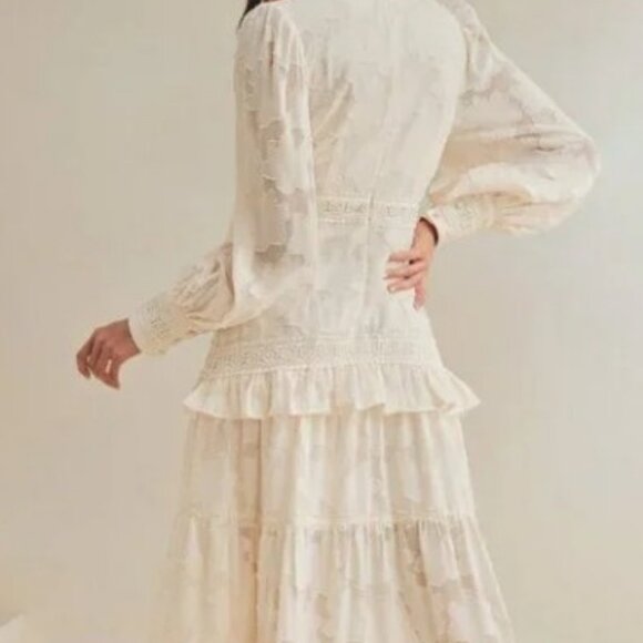 NWT Anewsta Floral Bohemian Long Sleeve Dress Sz Small - Picture 3 of 12